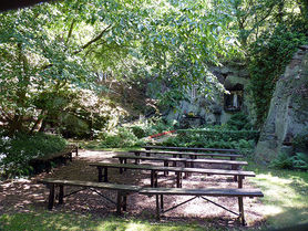 Die Fatima Grotte in Naumburg (Foto: Karl-Franz Thiede)